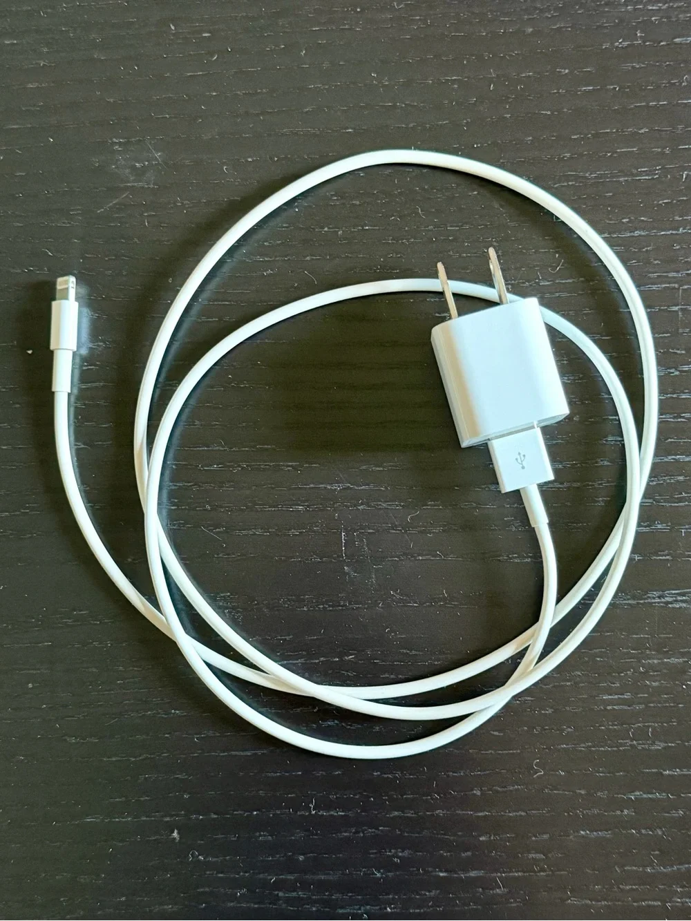 5W USB Power Adapter with a USB-A to Lightning Charging Cable